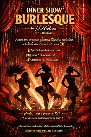 programme en image du restaurant le Rooftop