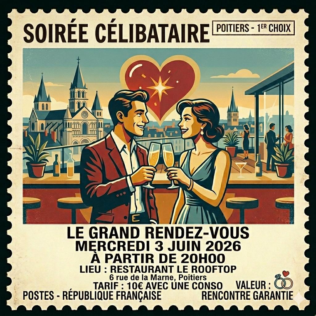 programme en image du restaurant le Rooftop